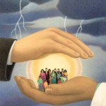familia en manos Dios