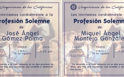 RELIGIOSOS ESCOLAPIOS PARA SIEMPRE EN CALIFORNIAS
