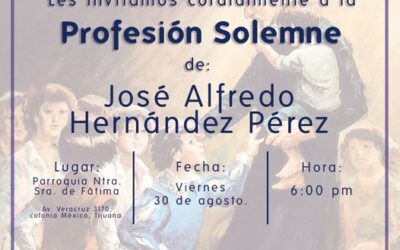 JOSÉ ALFREDO, RELIGIOSO ESCOLAPIO PARA SIEMPRE EN MÉXICO