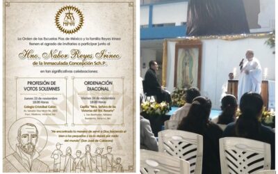 PROFESIÓN SOLEMNE Y ORDENACIÓN DIACONAL DE NABOR REYES