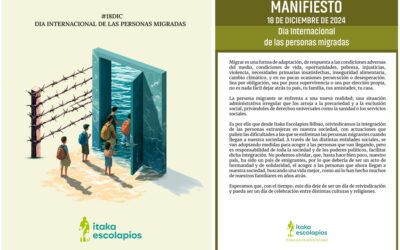 18 de diciembre: DÍA INTERNACIONAL DE LAS PERSONAS MIGRADAS