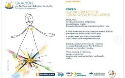 ORAMOS POR LAS VOCACIONES RELIGIOSAS ESCOLAPIAS