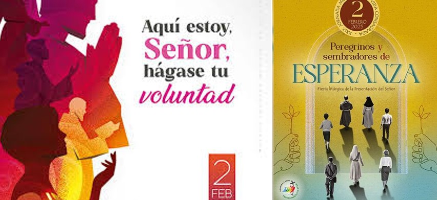 2 febrero, DÍA DE LA VIDA CONSAGRADA