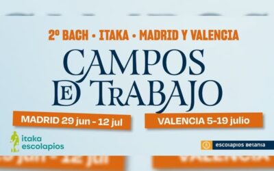 EXPERIENCIAS DE VOLUNTARIADO: CAMPOS DE TRABAJO EN MADRID Y VALENCIA