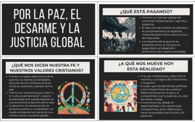 ENCUENTRO POR LA PAZ, EL DESARME Y LA JUSTICIA SOCIAL