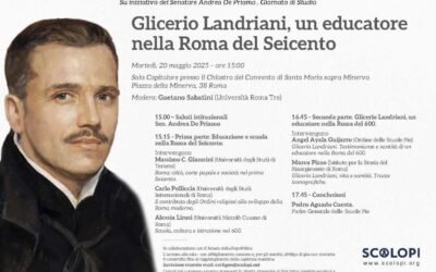 CONGRESO SOBRE GLICERIO LANDRIANI EN ROMA