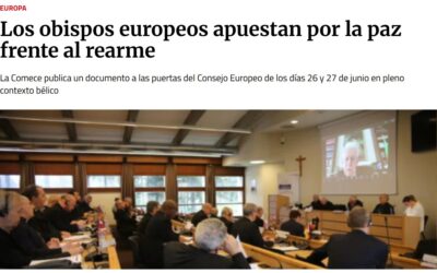 LOS OBISPOS EUROPEOS A FAVOR DE LA PAZ Y EL DESARME