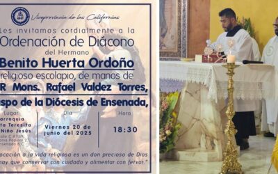 20 junio, BENITO HUERTA ORDOÑO, NUEVO DIÁCONO ESCOLAPIO
