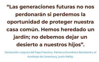 RECURSOS PARA CUIDAR NUESTRA MADRE TIERRA – LAUDATO SII