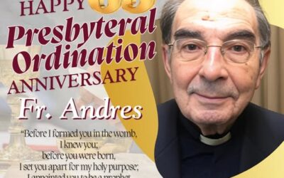 P. ANDRÉS DOMEÑO, 65 AÑOS DE PADRE ESCOLAPIO