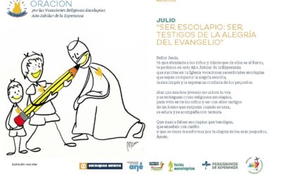ESCOLAPIOS, TESTIGOS DE LA ALEGRÍA DEL EVANGELIO