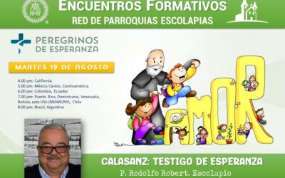 19 agosto, VIRTUD DE LA ESPERANZA DESDE CALASANZ