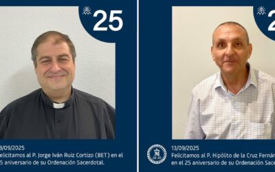 HIPÓLITO E IVÁN, 25 AÑOS DE SACERDOTES ESCOLAPIOS