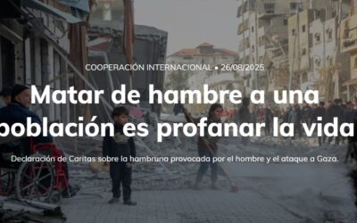 CARITAS INTERNACIONAL DENUNCIA LA DESTRUCCIÓN SISTEMÁTICA DE GAZA