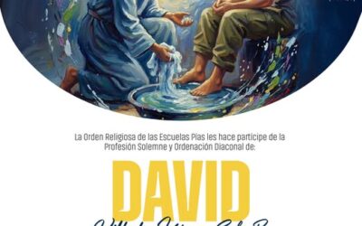 DAVID VILLADA LÓPEZ, RELIGIOSO ESCOLAPIO PARA SIEMPRE