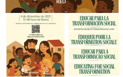 4 diciembre, ENCUENTRO: EDUCAR PARA LA TRANSFORMACIÓN