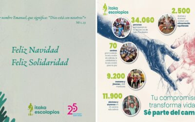 LA RED ITAKA – ESCOLAPIOS NOS FELICITA