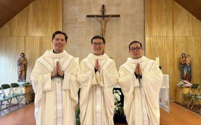 ORDENACIÓN DE TRES SACERDOTES ESCOLAPIOS EN JAPÓN