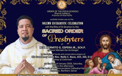 HERMITO ESPERA, ORDENADO SACERDOTE