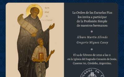 14 febrero, PRIMERA PROFESIÓN DE MARTÍN Y GREGORIO EN ARGENTINA