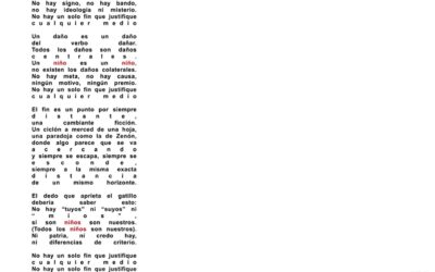 NO HAY JUSTIFICACIÓN POSIBLE