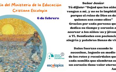 6 febrero, DÍA DEL MINISTERIO DE LA EDUCACIÓN CRISTIANA