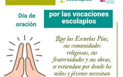 25 marzo, UN DÍA MUY ESCOLAPIO