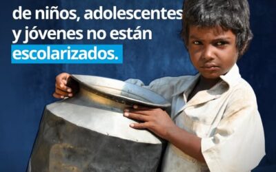 273 MILLONES DE NIÑOS, ADOLESCENTES Y JÓVENES SIN ESCOLARIZAR