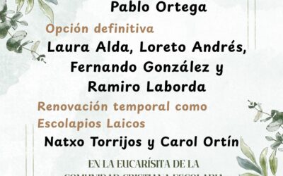 7 junio, PASOS IMPORTANTES EN LA FRATERNIDAD DE ZARAGOZA (EMAÚS)