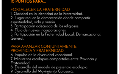 DIEZ DESAFÍOS DE LA FRATERNIDAD