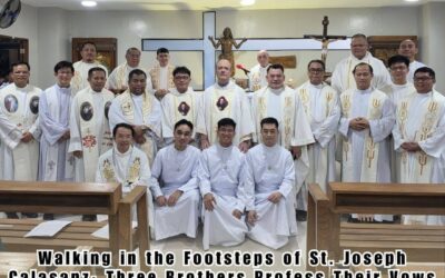 TRES NUEVOS RELIGIOSOS ESCOLAPIOS EN CEBU CITY (FILIPINAS – ASIA PACÍFICO)