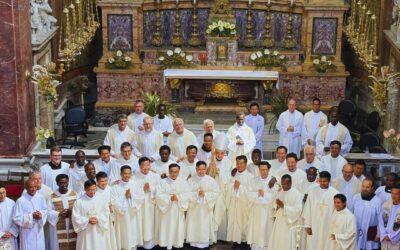 ALGUNAS FOTOS DE LAS PROFESIONES Y ORDENACIONES EN ROMA