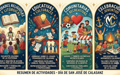 HEMOS CELEBRADO LA VIDA DE CALASANZ DE DIFERENTES MANERAS