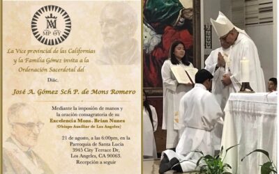 JOSÉ ÁNGEL, «CHEPE», NUEVO SACERDOTE ESCOLAPIO