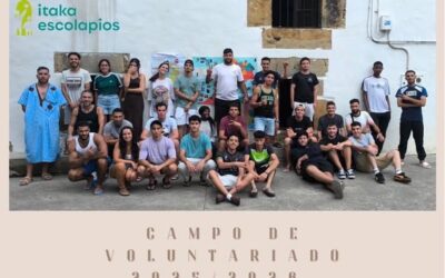 CAMPO DE VOLUNTARIADO CON ITAKA – ESCOLAPIOS EN BILBAO