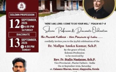 PROFESIÓN SOLEMNE Y DIACONADO DE MALLPU ANOKU KUMAR EN INDIA