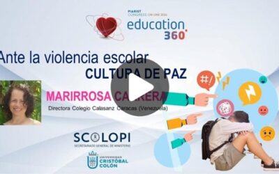 VÍDEO DE ESA PRESENTACIÓN SOBRE LA CULTURA DE PAZ ANTE LA VIOLENCIA ESCOLAR