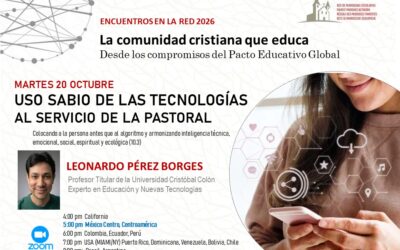 20 octubre, USO DE LA TECNOLOGÍA PARA LA PASTORAL
