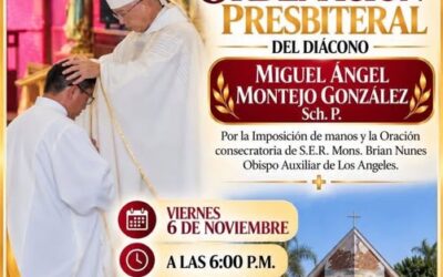 6 noviembre, ORDENACIÓN DE MIGUEL ÁNGEL MONTEJO GONZÁLEZ